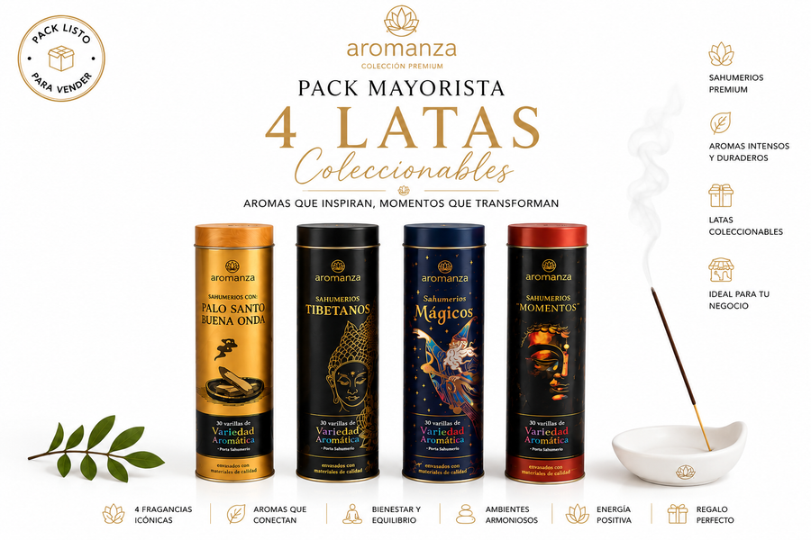 Pack Latas Coleccionables Aromanza