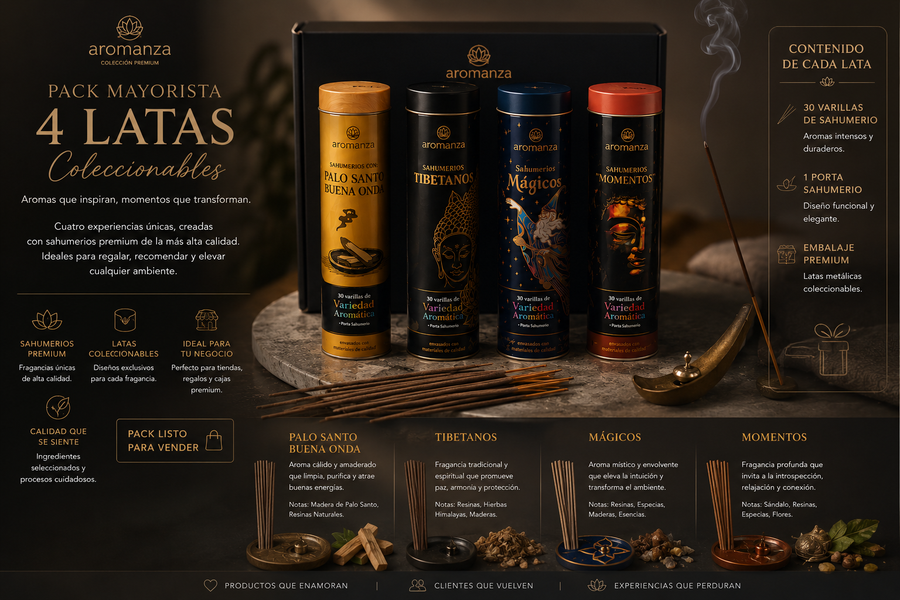 Pack Latas Coleccionables Aromanza