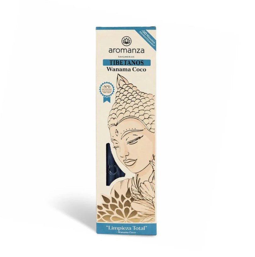 Sahumerio Tibetano Wanama Coco Aromanza