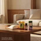 Pack Ritual Tierra | Abundancia y Estabilidad | Vela + Aceite