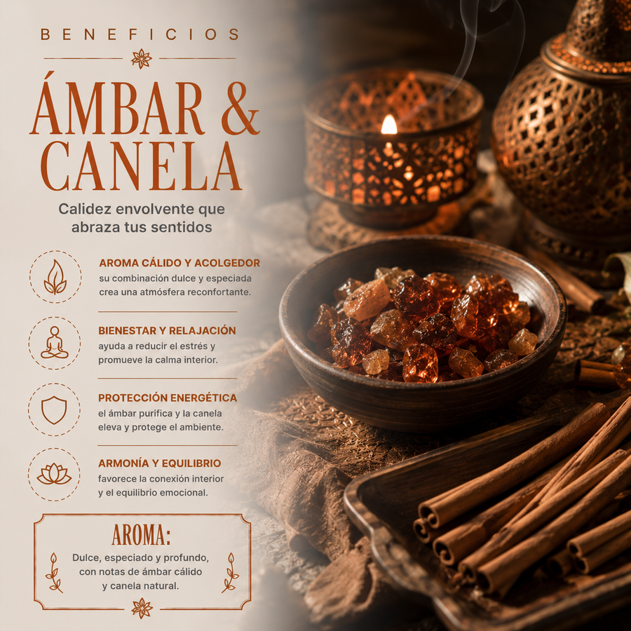 Aromatizante Spray Ámbar & Canela 300 mL - imagen 4