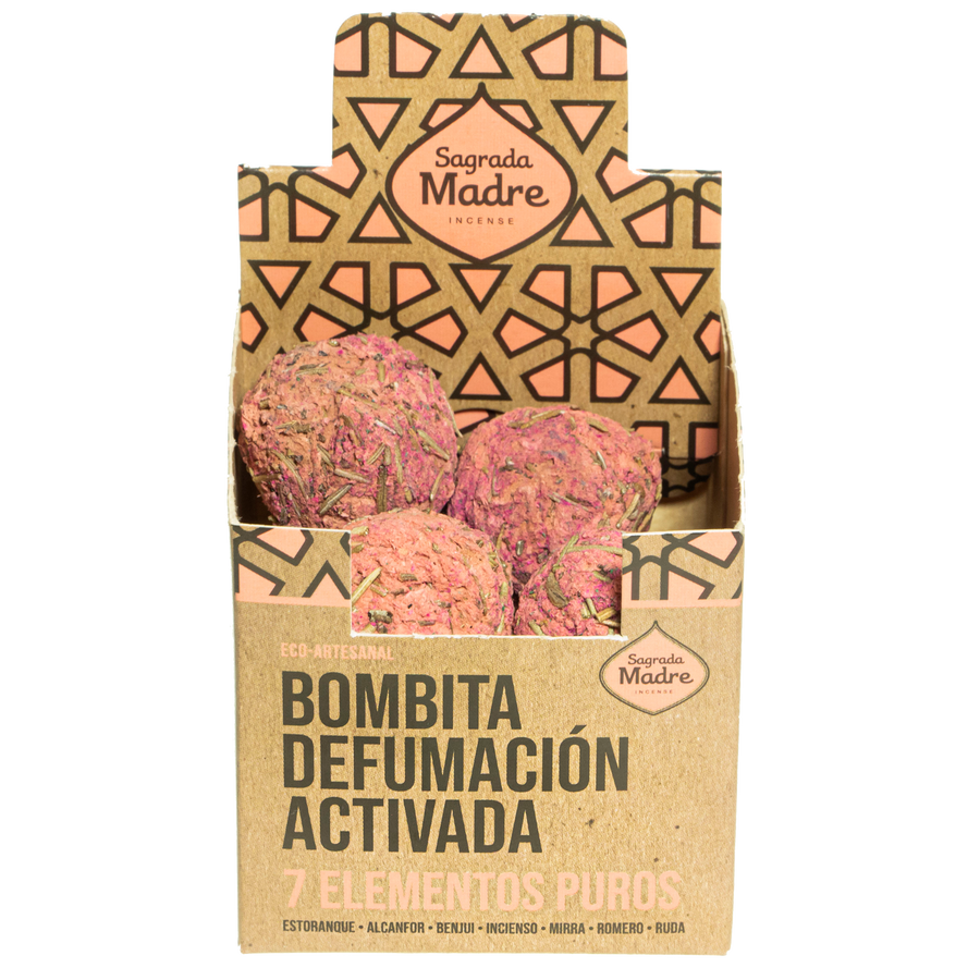 Bombitas Defumación Activada 7 Elementos Puros - Sagrada Madre