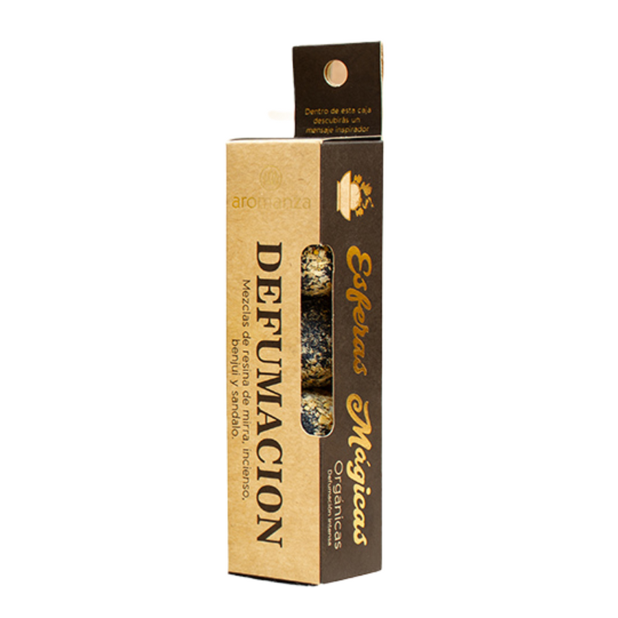 Esferas Mágicas Orgánica Defumación Completa - Aromanza