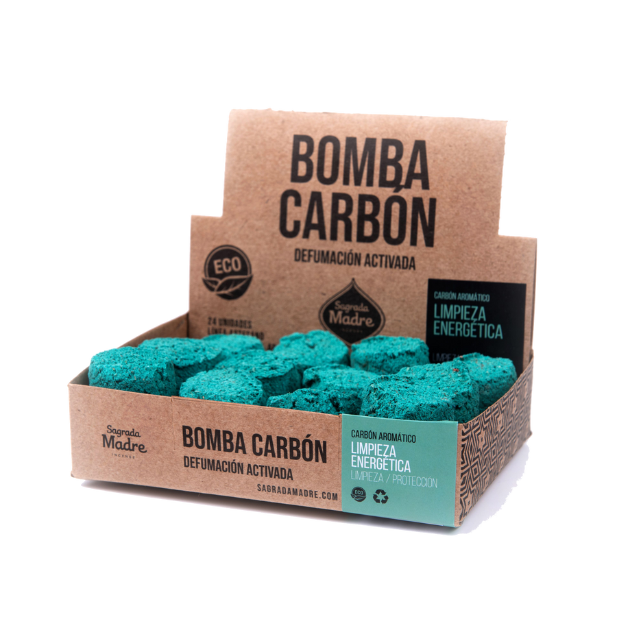 Bomba Carbón Sahumerio Limpieza Energética - Sagrada Madre