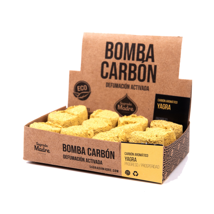 Bomba Carbón Sahumerio Yagra - Sagrada Madre