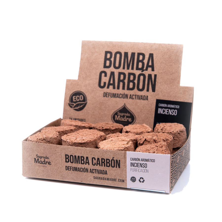 Bomba Carbón Sahumerio Incienso - Sagrada Madre