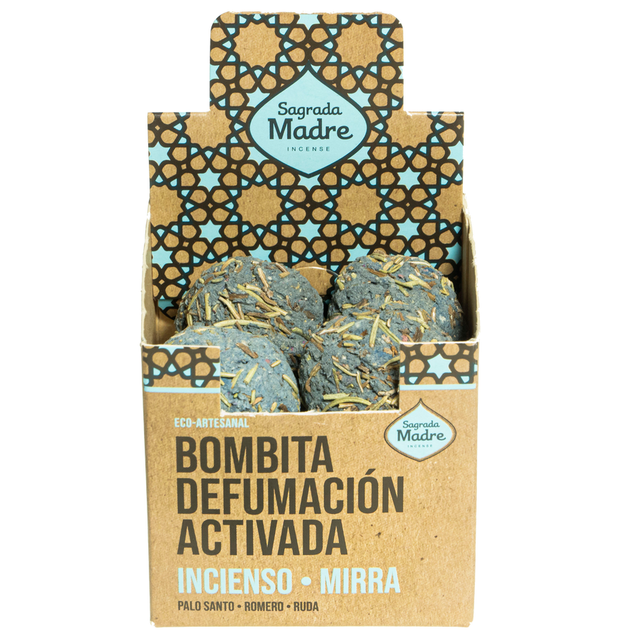Bombitas Defumación Activada Incienso y Mirra - Sagrada Madre