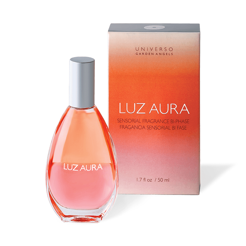 Fragancia Sensorial Bi-Fase Luz Aura - Universo Garden Angels Chile